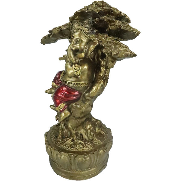Bungalow Rose Hindu god Deity Ganesha Mouse Hinduism Figurine Wayfair